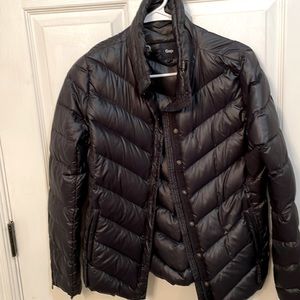 Gap black down coat